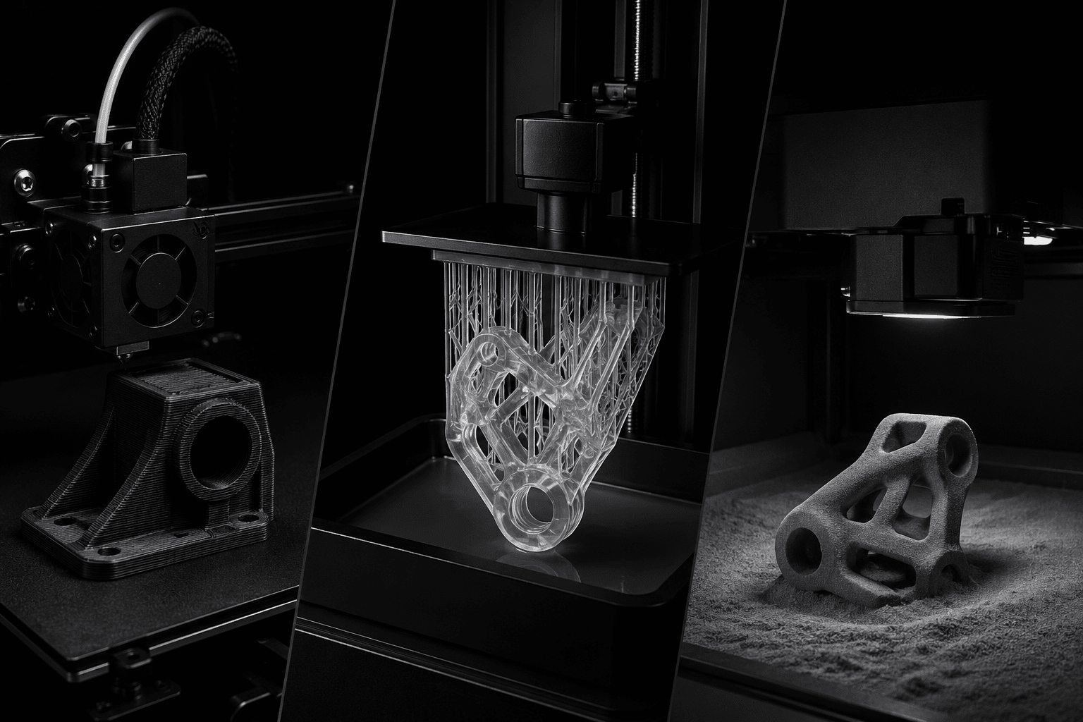 FDM vs SLA vs SLS: Which 3D Printing Process Is Right for Your Part?