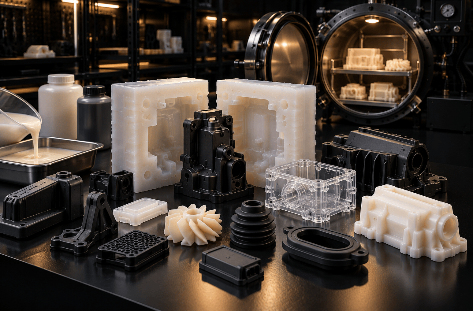 Industrial Vacuum Casting Workshop